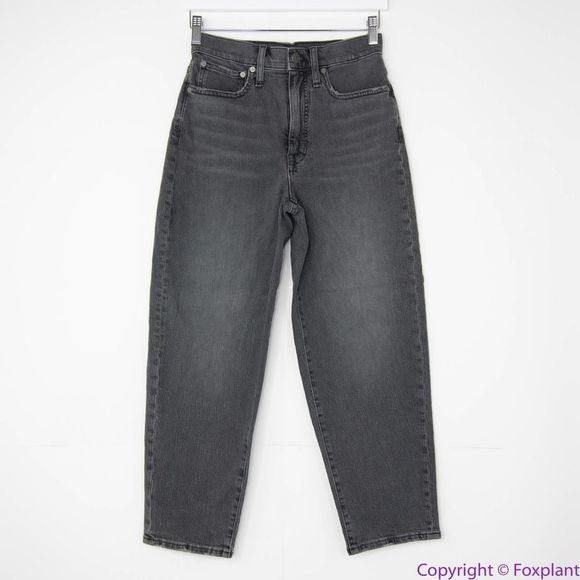 NEW Madewell Balloon Jeans in Brunswick Wash, 26 - Picture 3 of 11